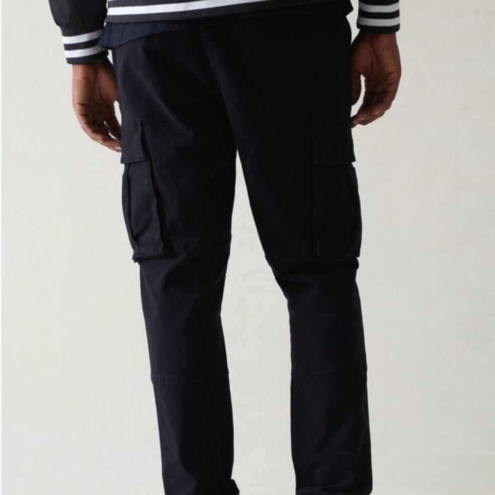 PacSun Men's Dark Cargo Pants slim 98% cotton 2% spandex